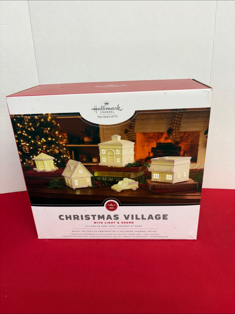 Hallmark Channel Christmas Villiage With Light And Sound